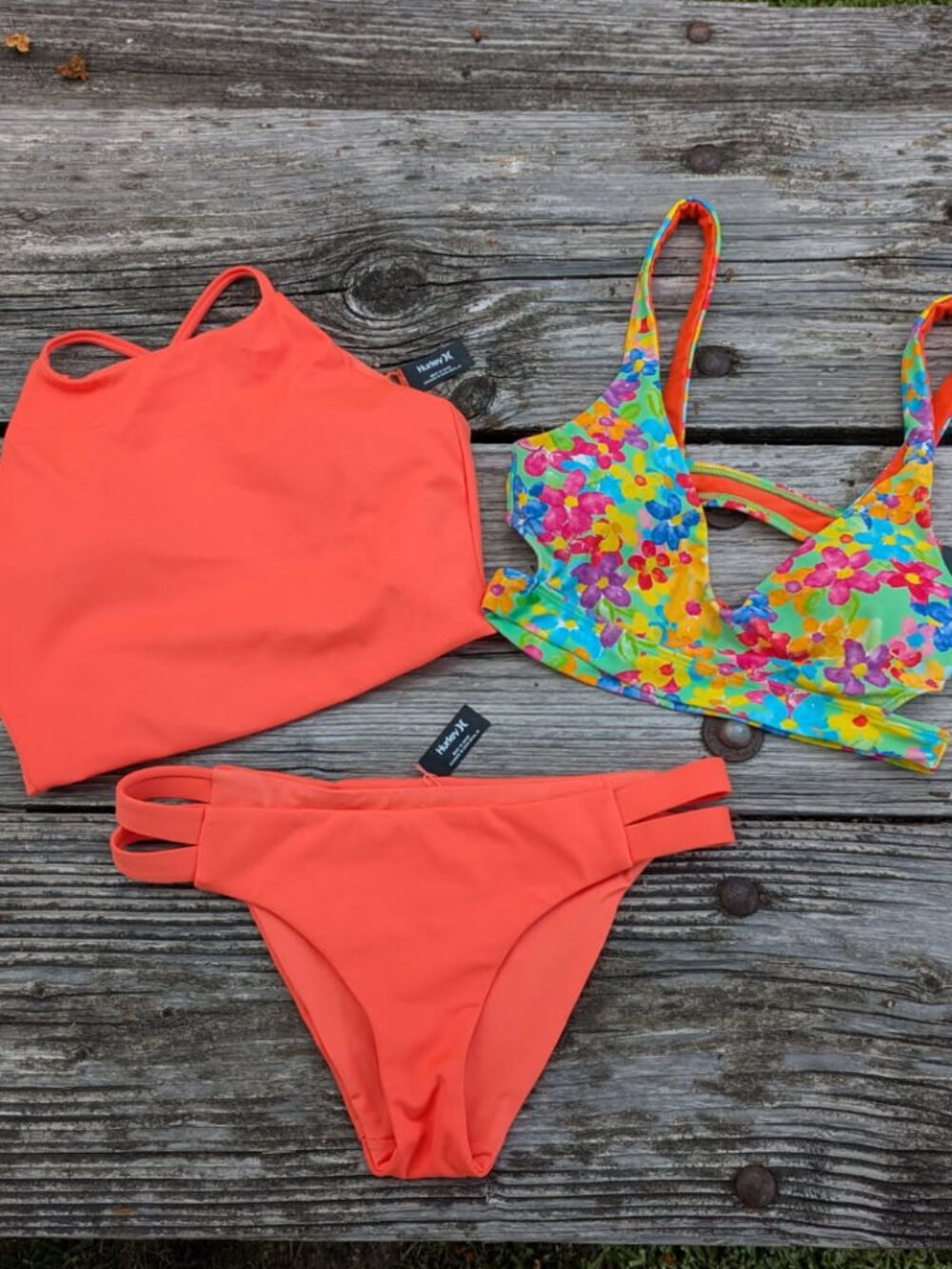 Hurley 3 Piece Swimwear Bundle NWOT